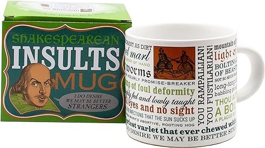 Shakespearean Insults Coffee Mug - Wittiest & Meanest!