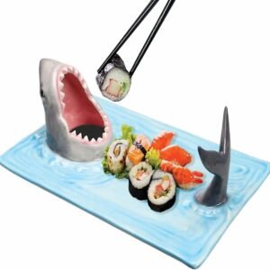 Shark Attack Sushi Plate - Ceramic Serving Tray