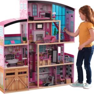 Shimmer Mansion Dollhouse for 12" Dolls