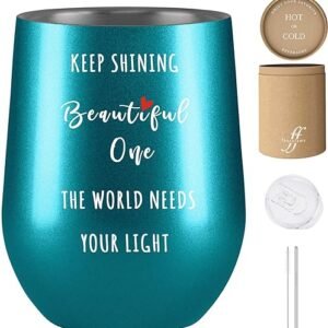 Shining Light Wine Tumbler - Inspirational Women's Gifts