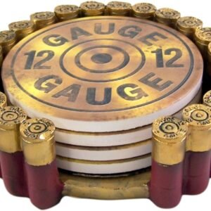 Shotgun Shell Drink Coasters - 5 Piece Set