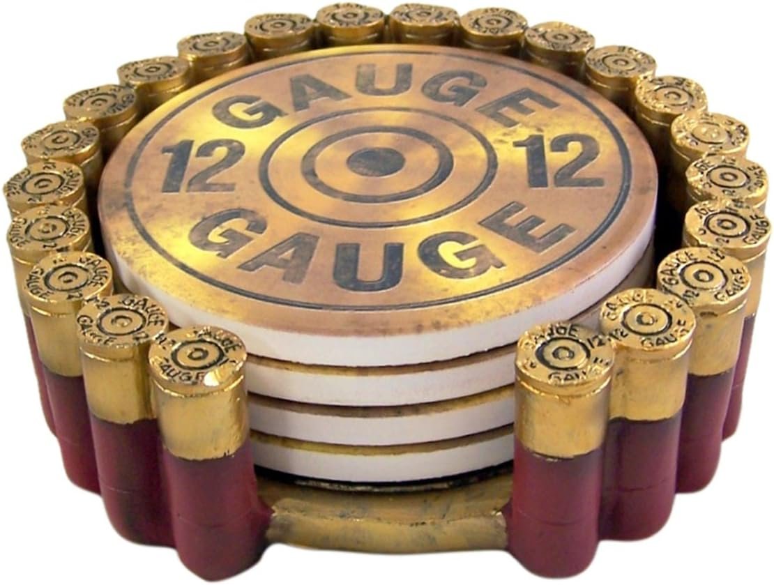 Shotgun Shell Drink Coasters - 5 Piece Set