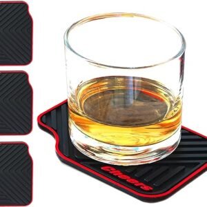 Silicone Drink Coasters for Car Enthusiasts