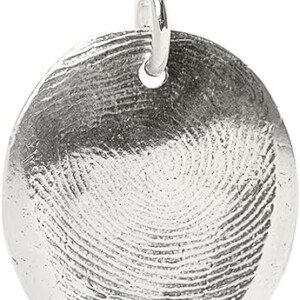 Silver Fingerprint Pendant Kit