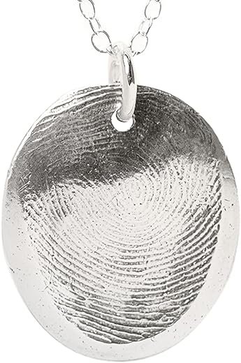 Silver Fingerprint Pendant Kit