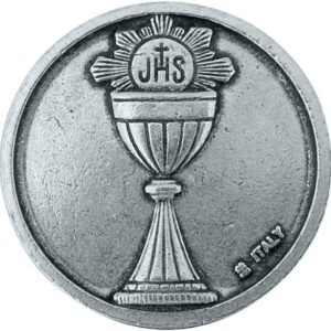 Silver First Holy Communion Chalice Prayer Token