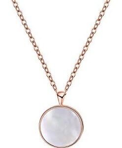 S.Leaf Sterling Silver Shell Necklace