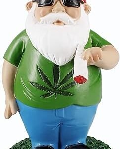 Smoking Gnome - Funny Garden Gnome Statue