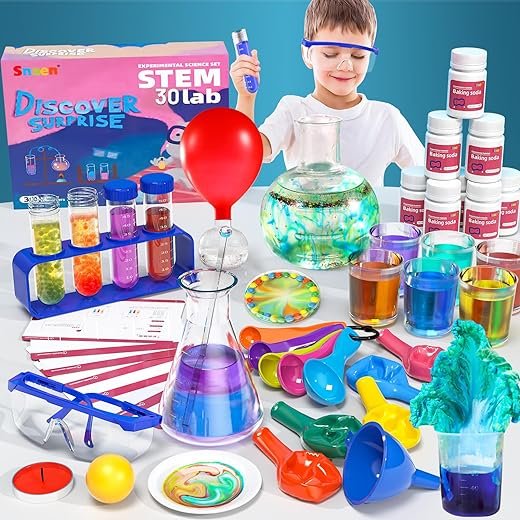 SNAEN Science Kit: 180+ Experiments for Kids