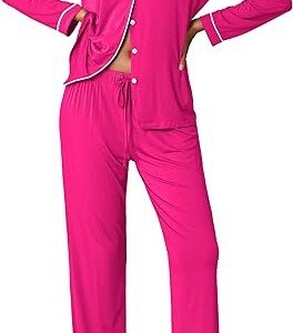 Soft Button Down Women's Pajama Set