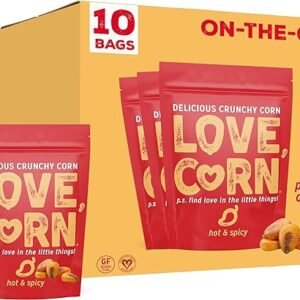 Spicy LOVE CORN - Healthy Family Snacks