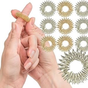 Spiky Sensory Finger Rings - Acupressure Fidget Toys