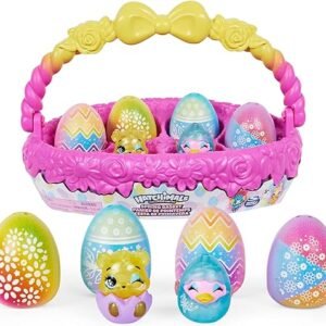 Spring Hatchimals CollEGGtibles Toy Basket: 5 Pets