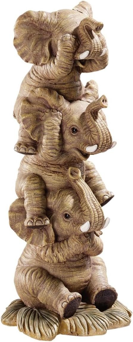 Stacked Elephants Collectible Statue
