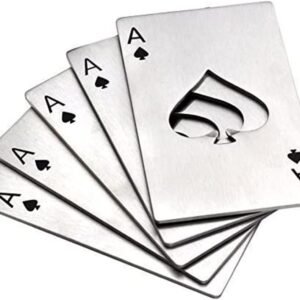 Stainless Steel Credit Card Bottle Opener (5 pcs)