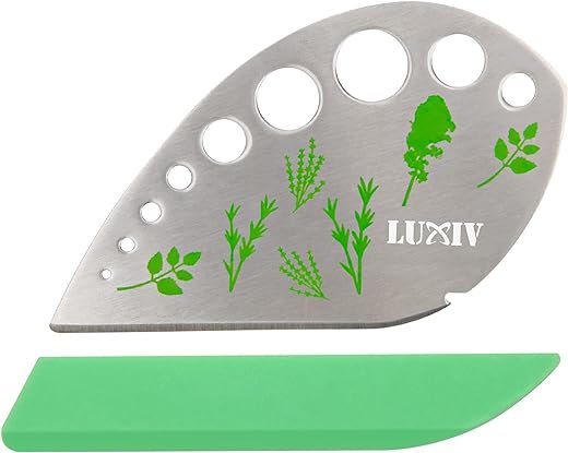 Stainless Steel Herb Stripper - 9 Holes