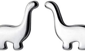 Sterling Silver Mini Dinosaur Stud Earrings