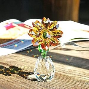 Sunflower Crystal Table Decor