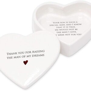 Susabella Mother's Day Gift - Ceramic Heart Keepsake Box