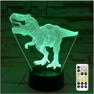 T-Rex 3D Night Light for Kids