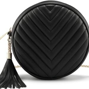 Tassel Circle Crossbody Bag: Small, Stylish