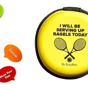 Tennis Dampeners: Funny Zipper Gift Pack (6-Pack)