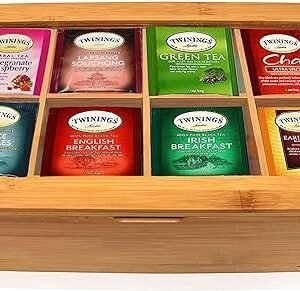 Twinings Tea Bags Assortment in Bamboo Gift Box