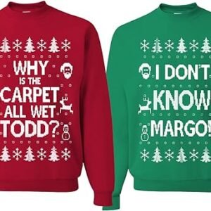 Ugly Christmas Couples Sweaters - Matching Holiday Sweatshirts