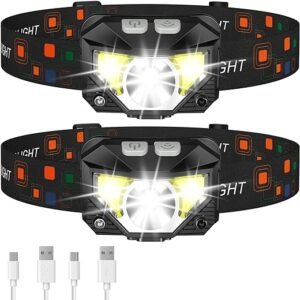 Ultra-Light Rechargeable Headlamp, Waterproof, 1200 Lumen