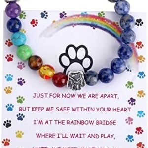 Unijew Pet Memorial Rainbow Bridge Bracelet