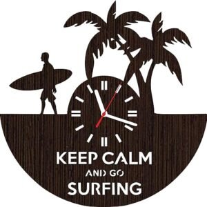 Unique Surfing Wall Clock - Christmas Gift