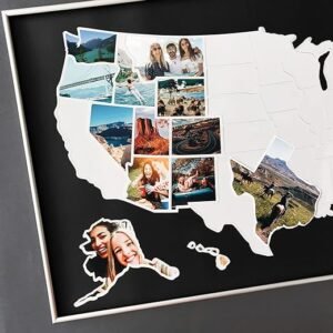 USA Photo Map - 50 States