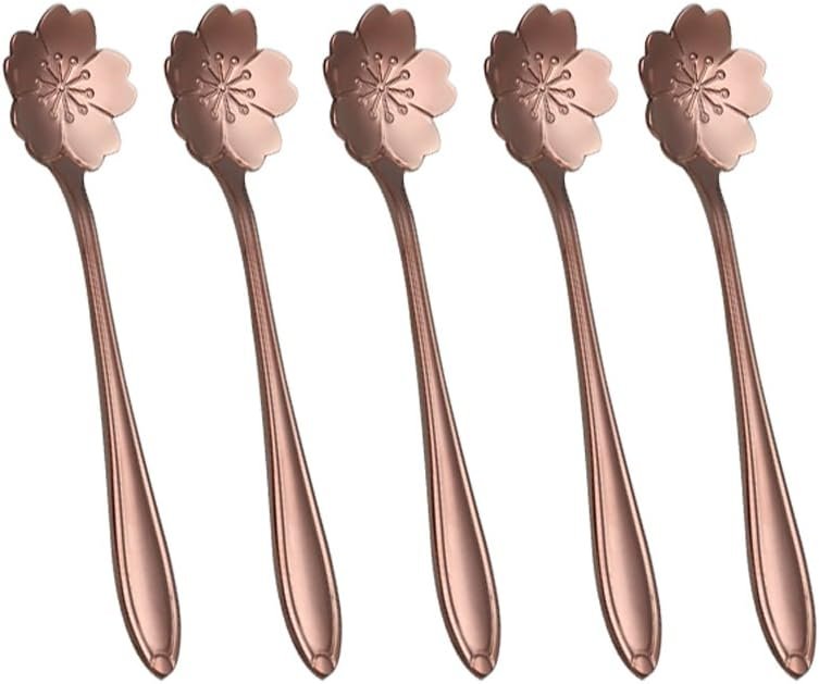Verdental Stainless Steel Sakura Coffee Spoons