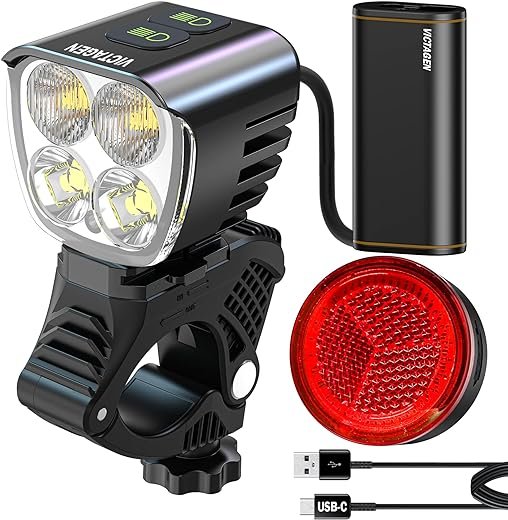 Victagen Bike Light - Waterproof Rechargeable
