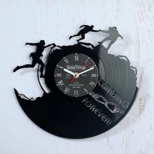 Vinyl Record Climber Clock - Climber Gifts