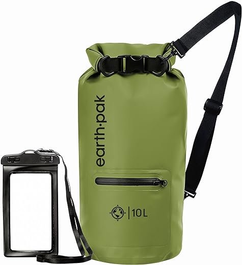Waterproof Dry Bag with Zippered Pocket