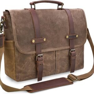 Waterproof Leather Vintage Messenger Bag