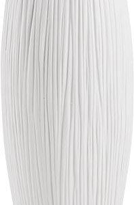 White Ceramic Flower Vase for Home Decor