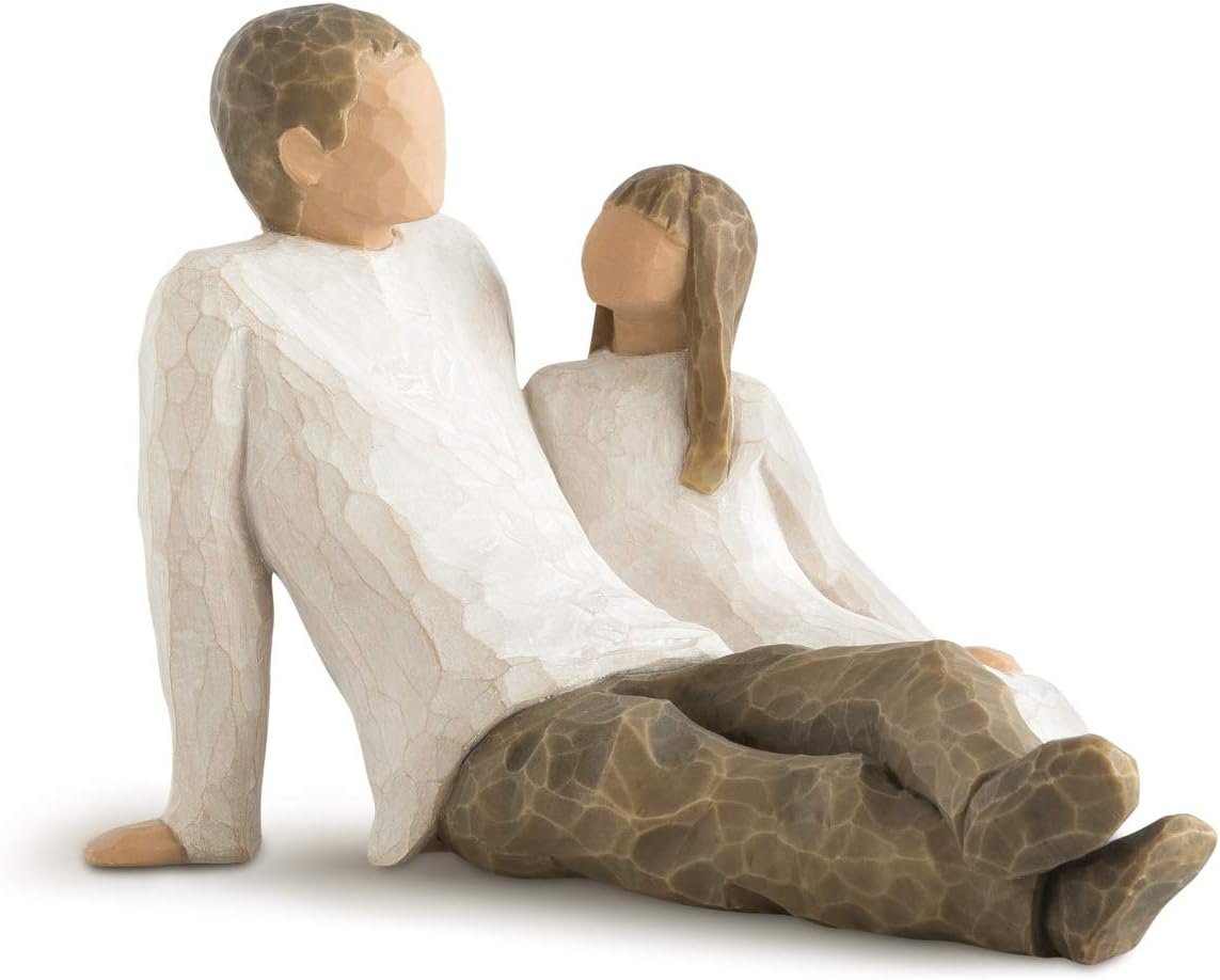 Willow Tree Father and Daughter Sculpture