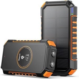 Wireless Solar Power Bank with Fast Charging