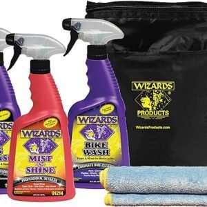 Wizards Motorcycle Cleaning Kit - Complete Bike Care