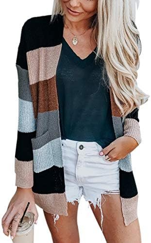 Women's Color Block Kimono Cardigan