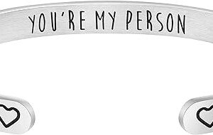 Women's inspirational cuff bracelets - personalized gift