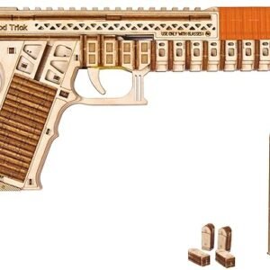 Wood Trick Defenders Gun 3D Wooden Puzzles