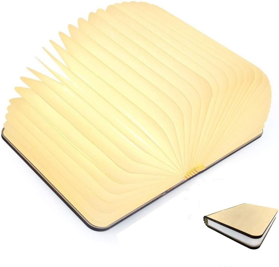 Wooden Desk Lamp with USB - Home & Office Decor Gift