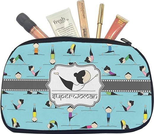 Yoga Poses Cosmetic Bag - Medium