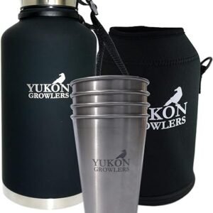 Yukon Growlers Gift Set - Insulated 64 oz