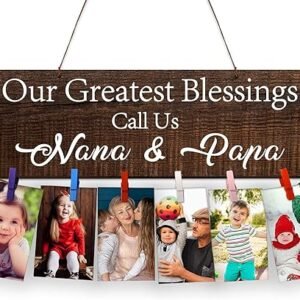 Zhuper Grandma Gifts: Family Picture Frame
