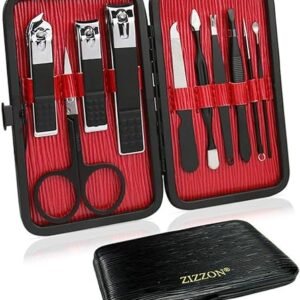 ZIZZON Travel Manicure Set with Case