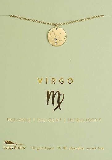 Zodiac Necklace - Gold-Dipped Constellation Pendant